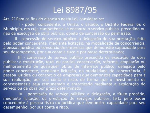 lei 8987